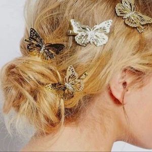 Whimsical Butterfly Hair Clips 4PACK